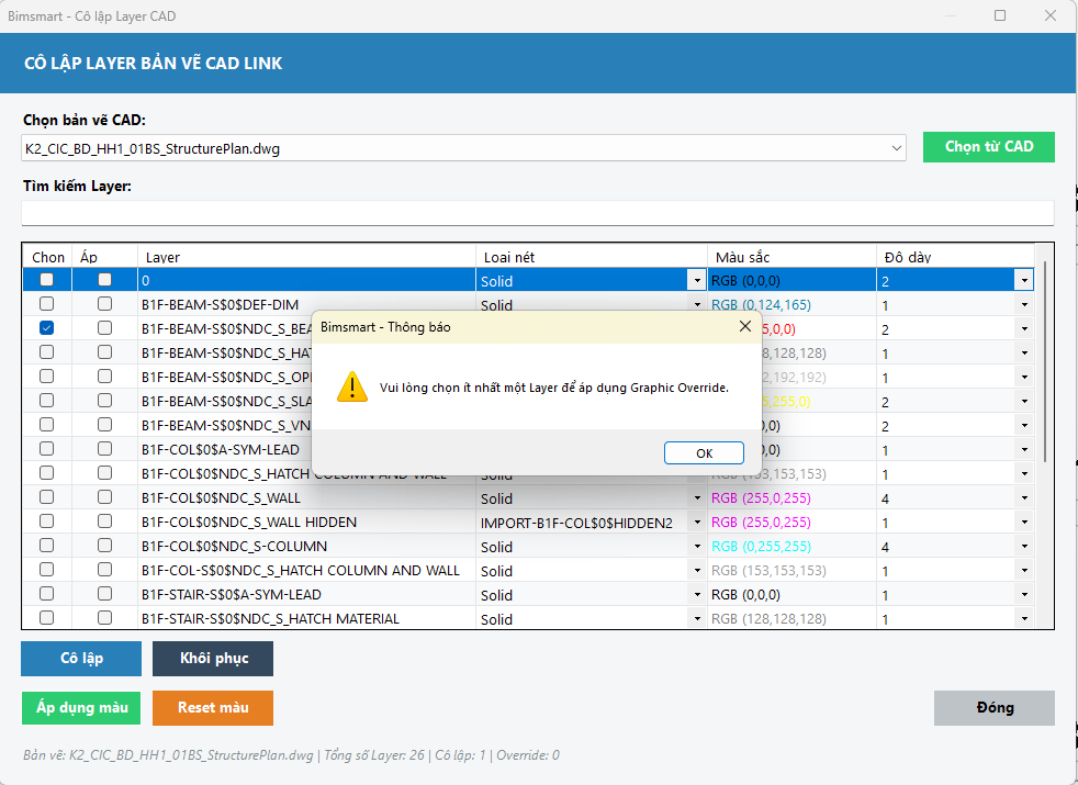 BimSmart CAD Manager